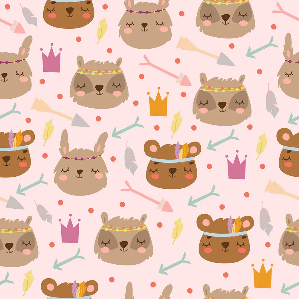 Where Woodland Friends Wear Feather Crowns