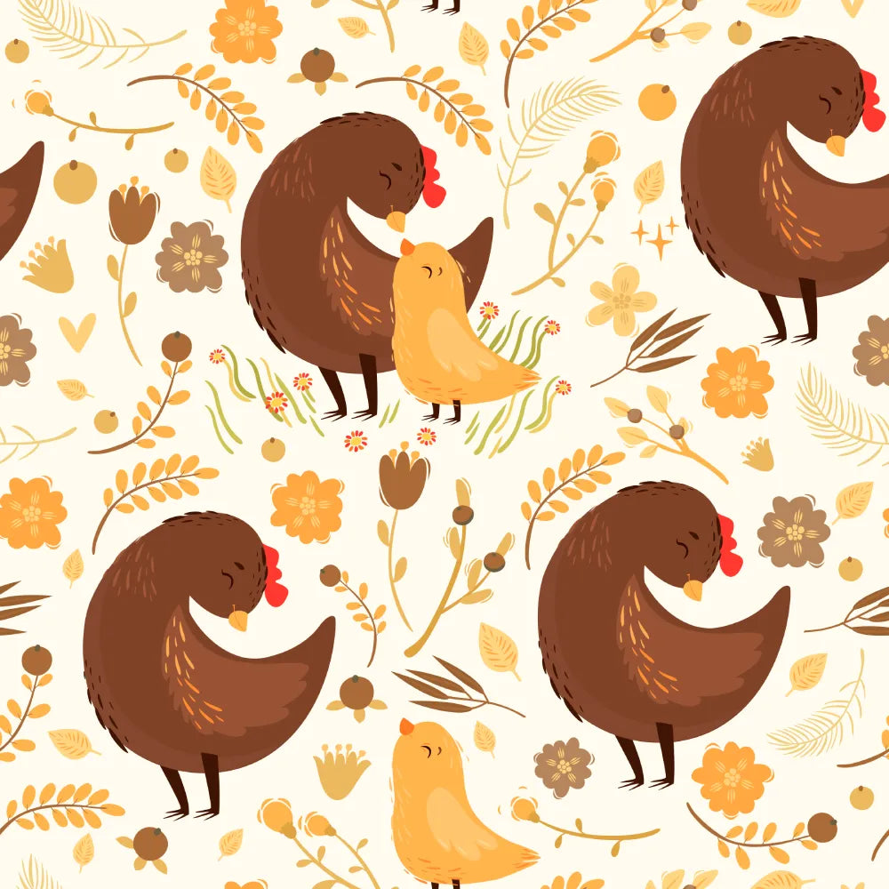 Where Mama Hens and Little Chicks Snuggle