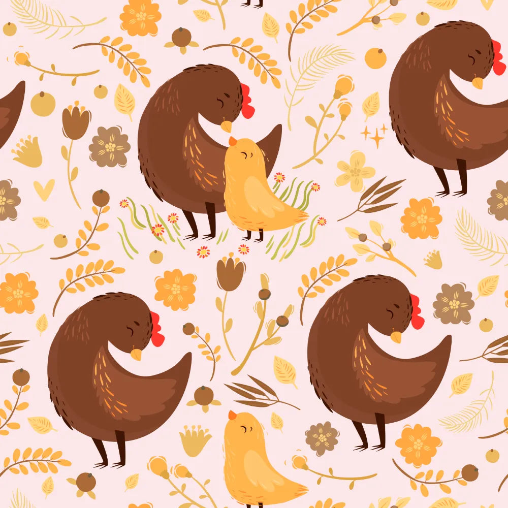 Where Mama Hens and Little Chicks Snuggle