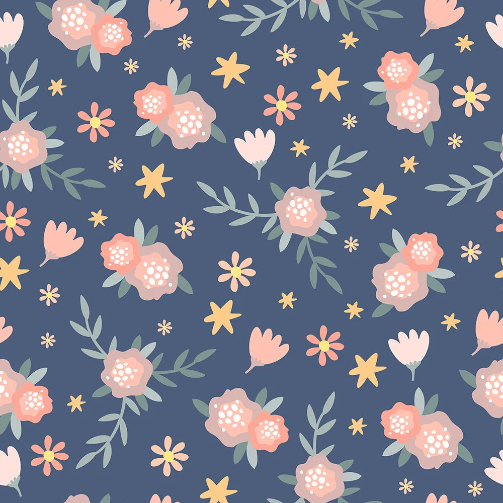 Where Midnight Flowers Bloom and Sparkle