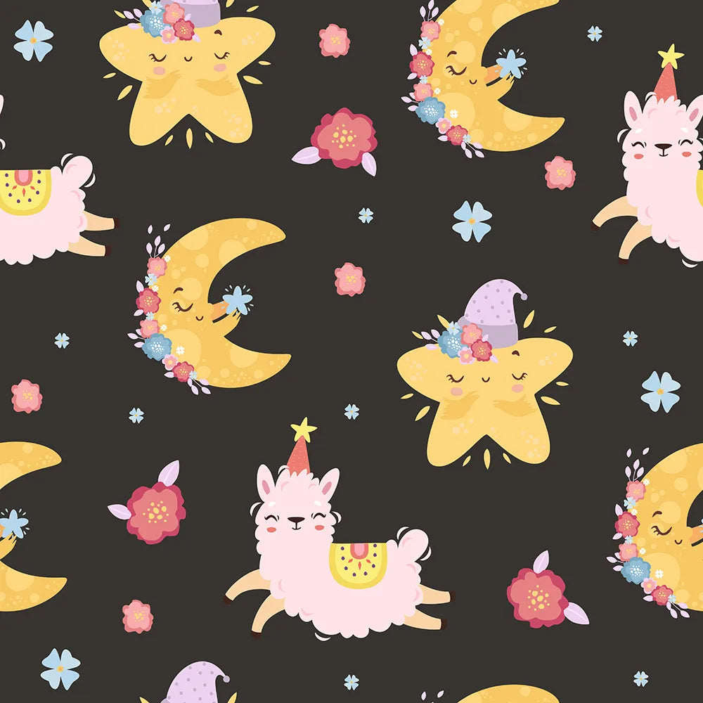 Where Party Llamas Prance and Moons Wear Crowns