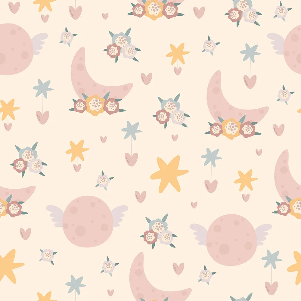 Where Hearts Flutter and Flowers Bloom on the Moon