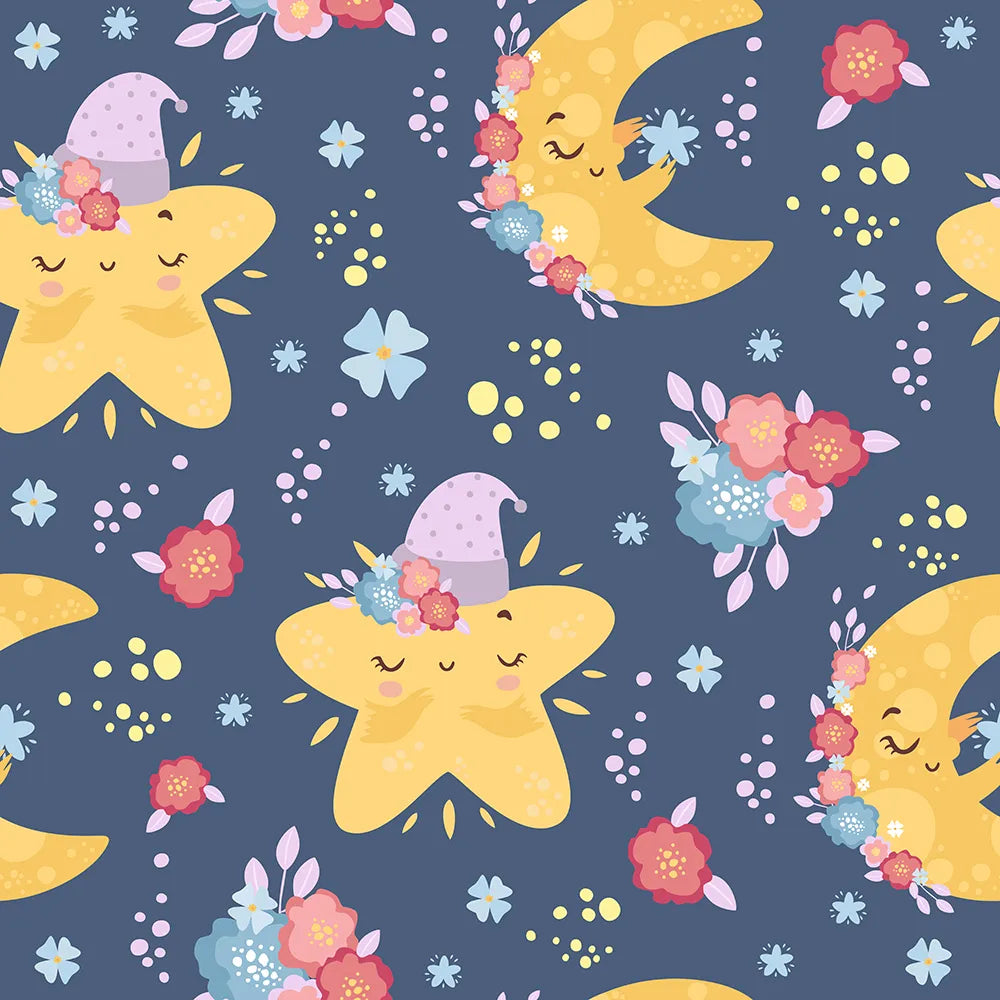 Where Starry Smiles Shine in a Midnight Embrace