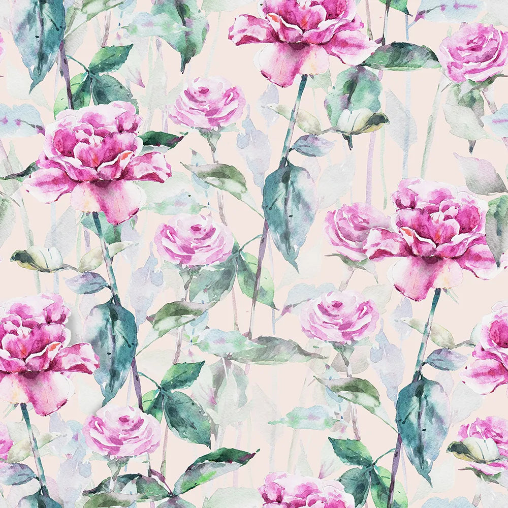 Where Pink and Blue Roses Gently Climb