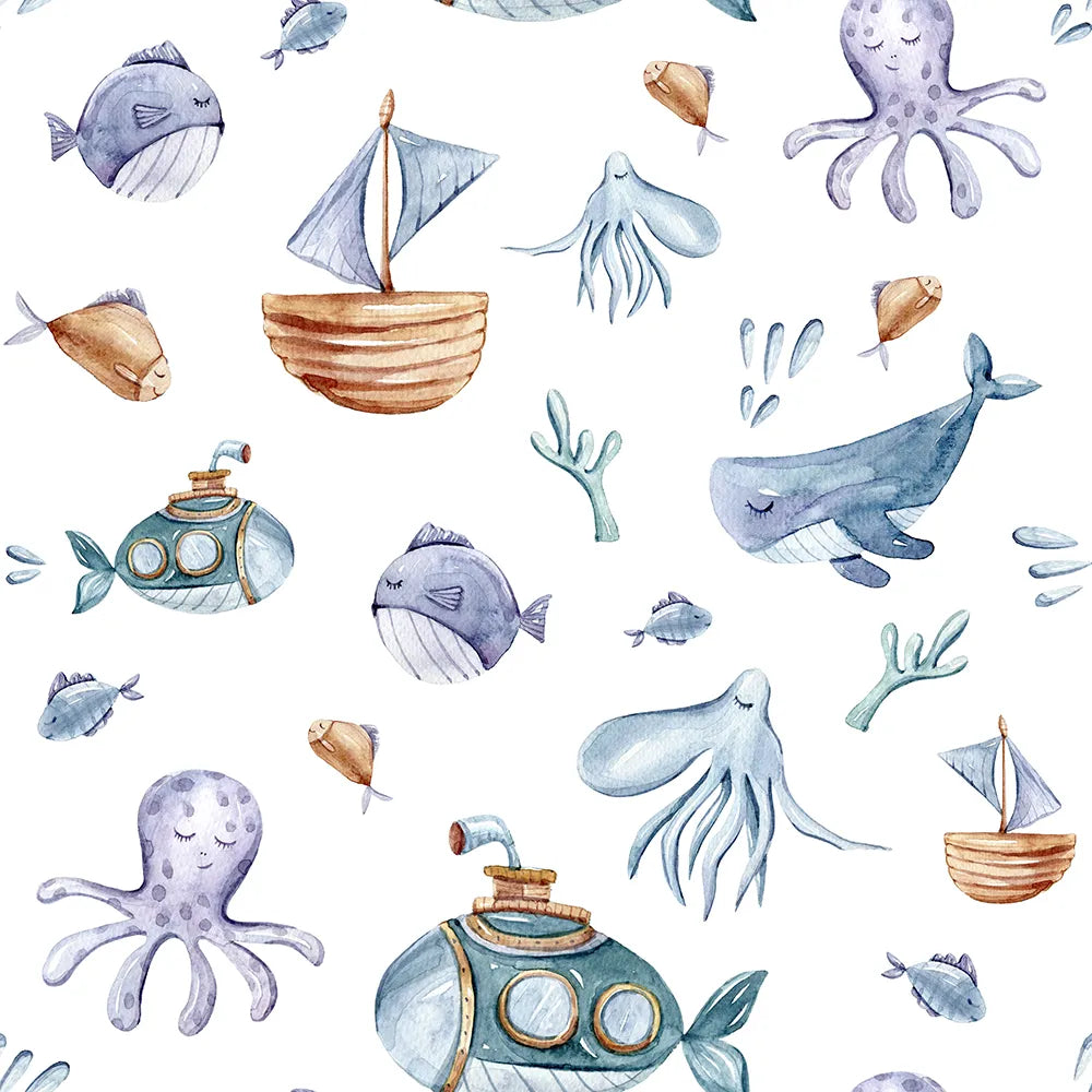 Where Sleepy Whales Swim and Submarines Glide