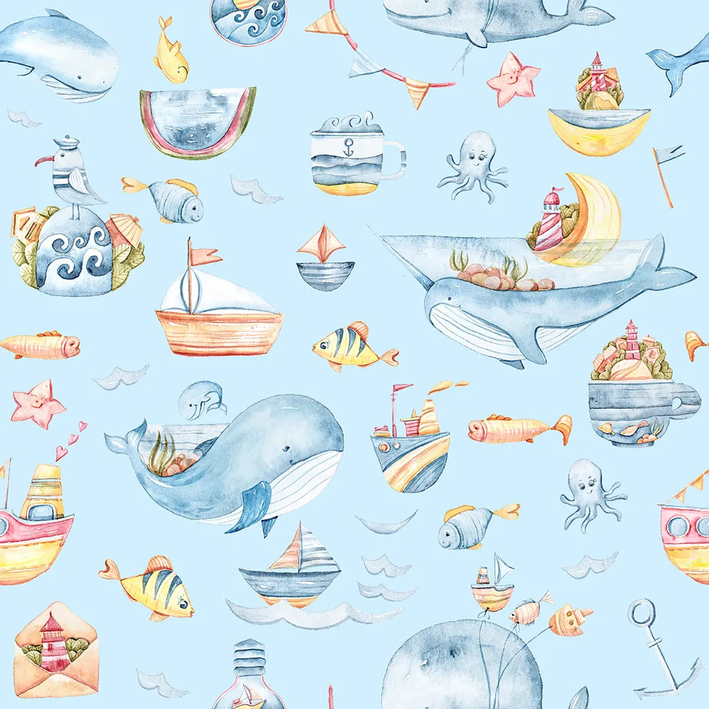 Where Blue Skies Meet Gentle Ocean Tales