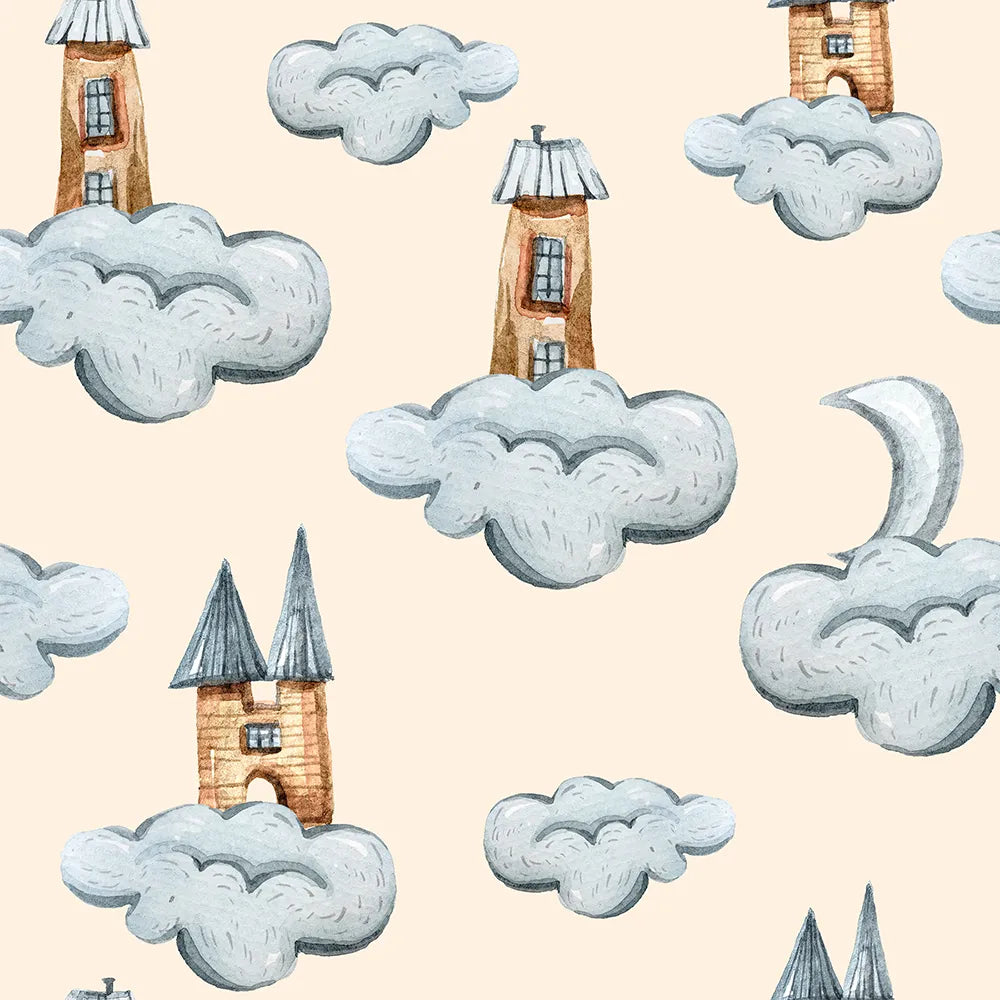 Where Towers Rest in a Soft and Sunny Sky