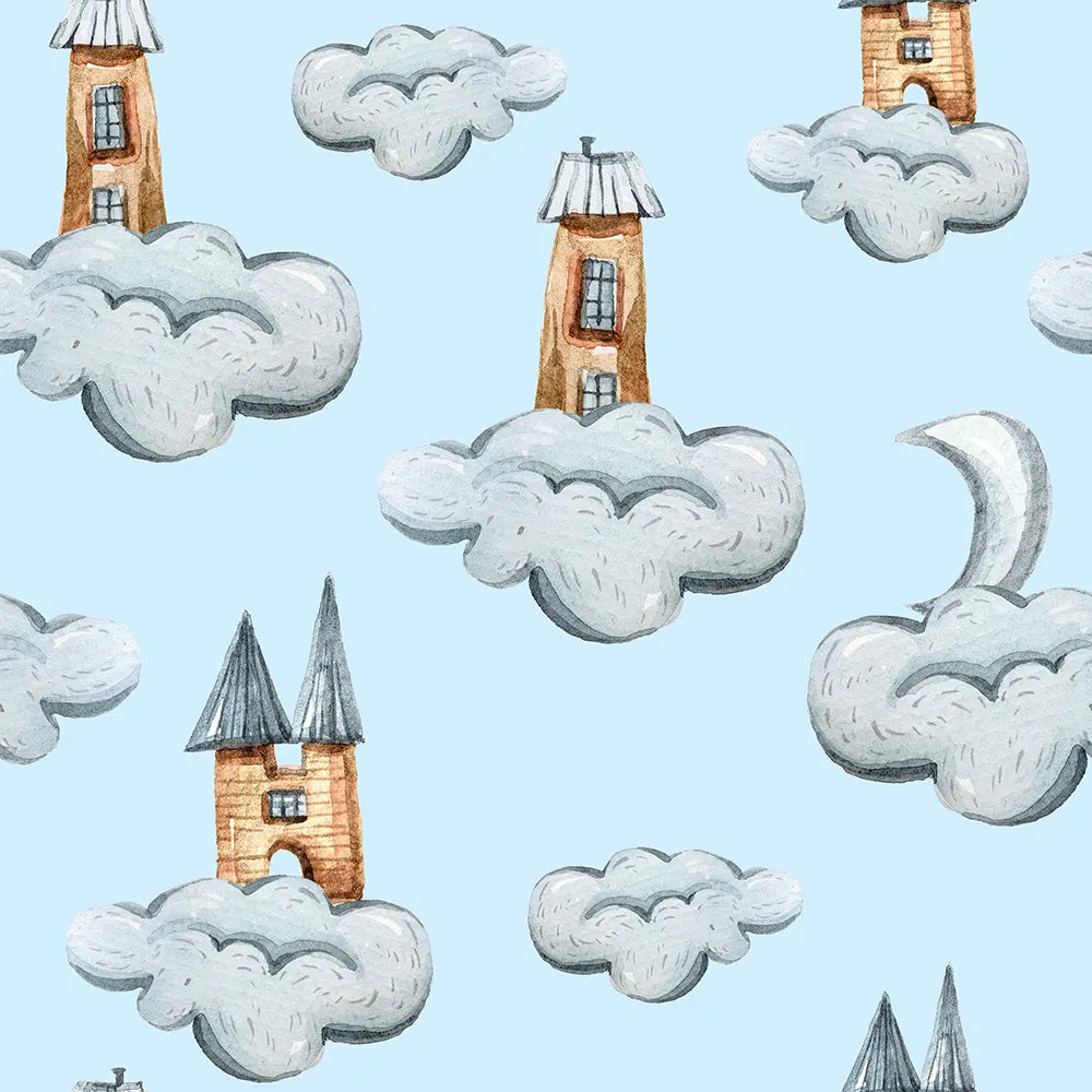 Where Puffy Clouds Cradle Castle Dreams