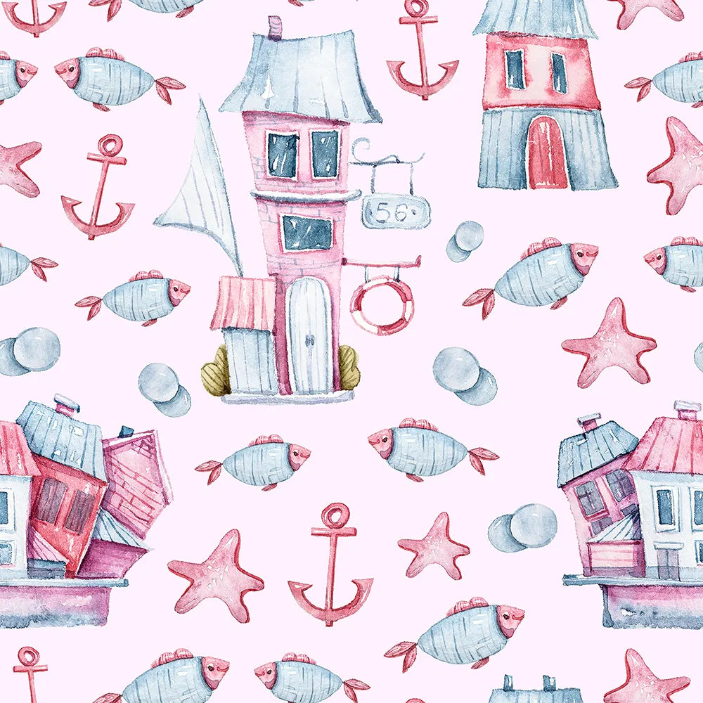 Where Pink Skies Watch Over a Happy Village