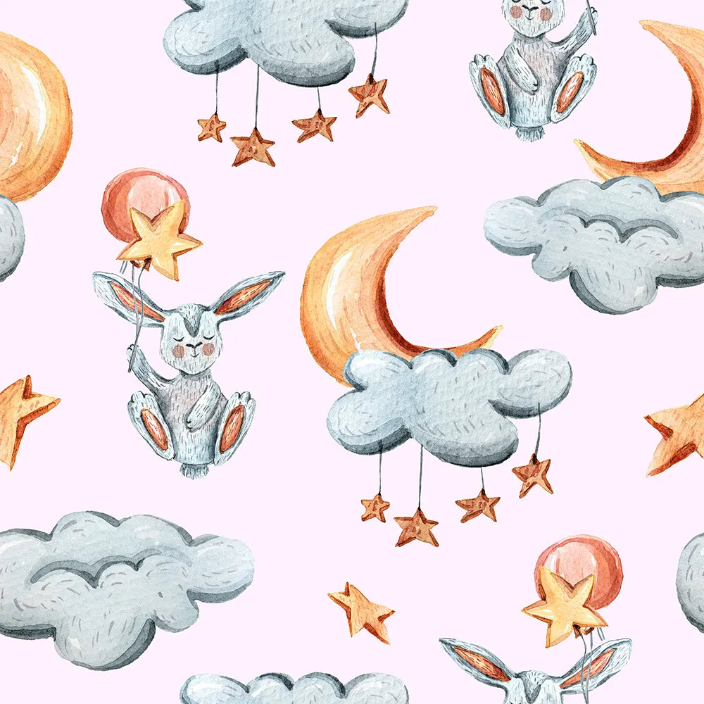 Where Bunnies Ride on Star Balloons