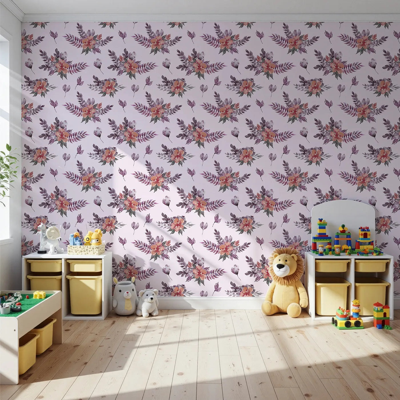 Front view of Whimsy Tots' Berry Meadow Whispers in Blush Pink