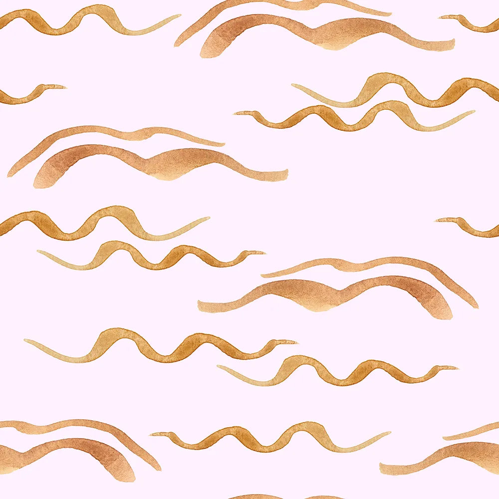 Where Curves Drift Across Blushing Air