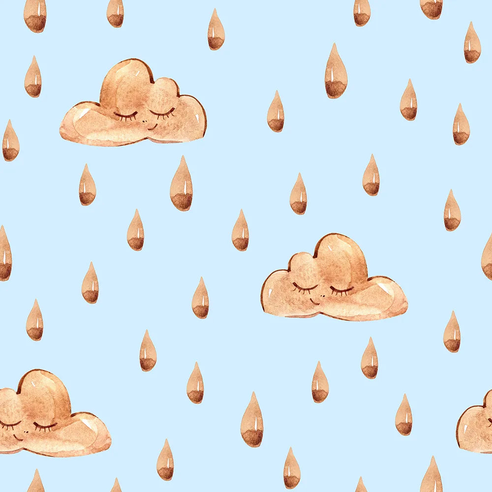 Where Blue Raindrops Gently Fall