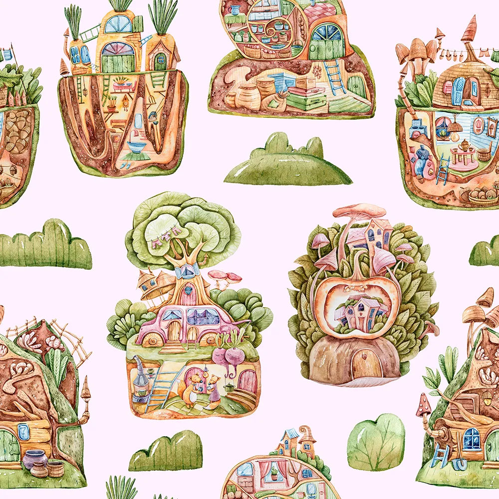 Where Forest Friends Nest in Roots and Rooms