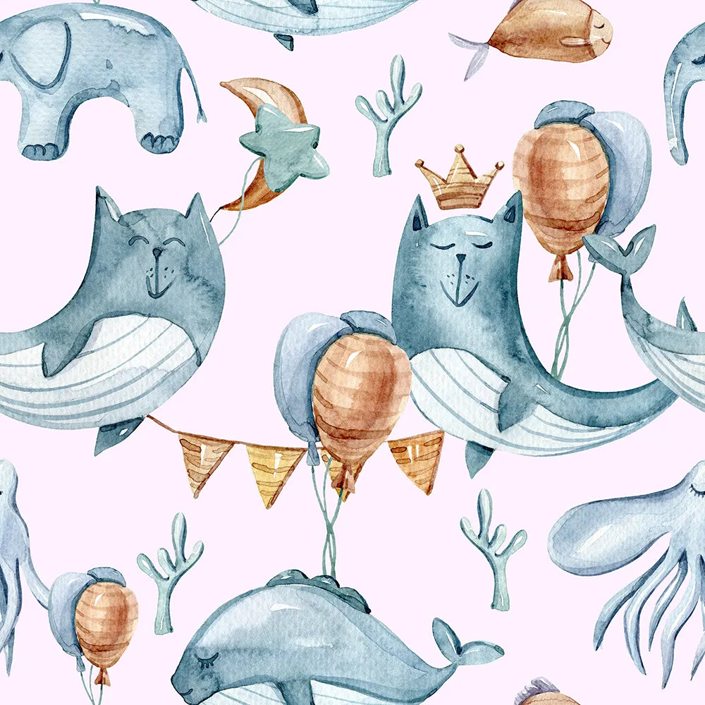 Where Crowned Whales Float and Play