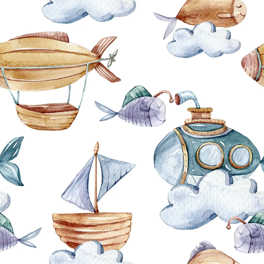 Where Boats Sail the Clouds and Fish Take Flight