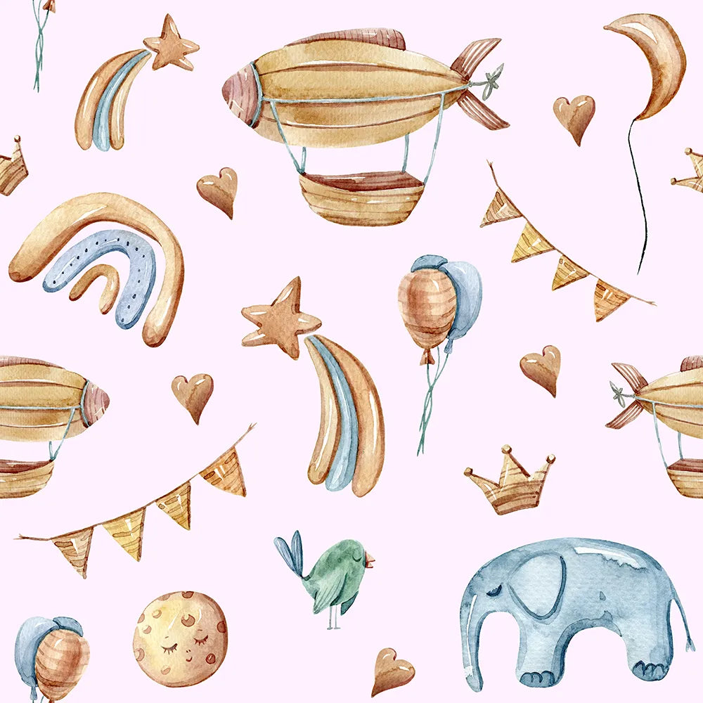 Where Balloons Drift with Giggles and Glitter