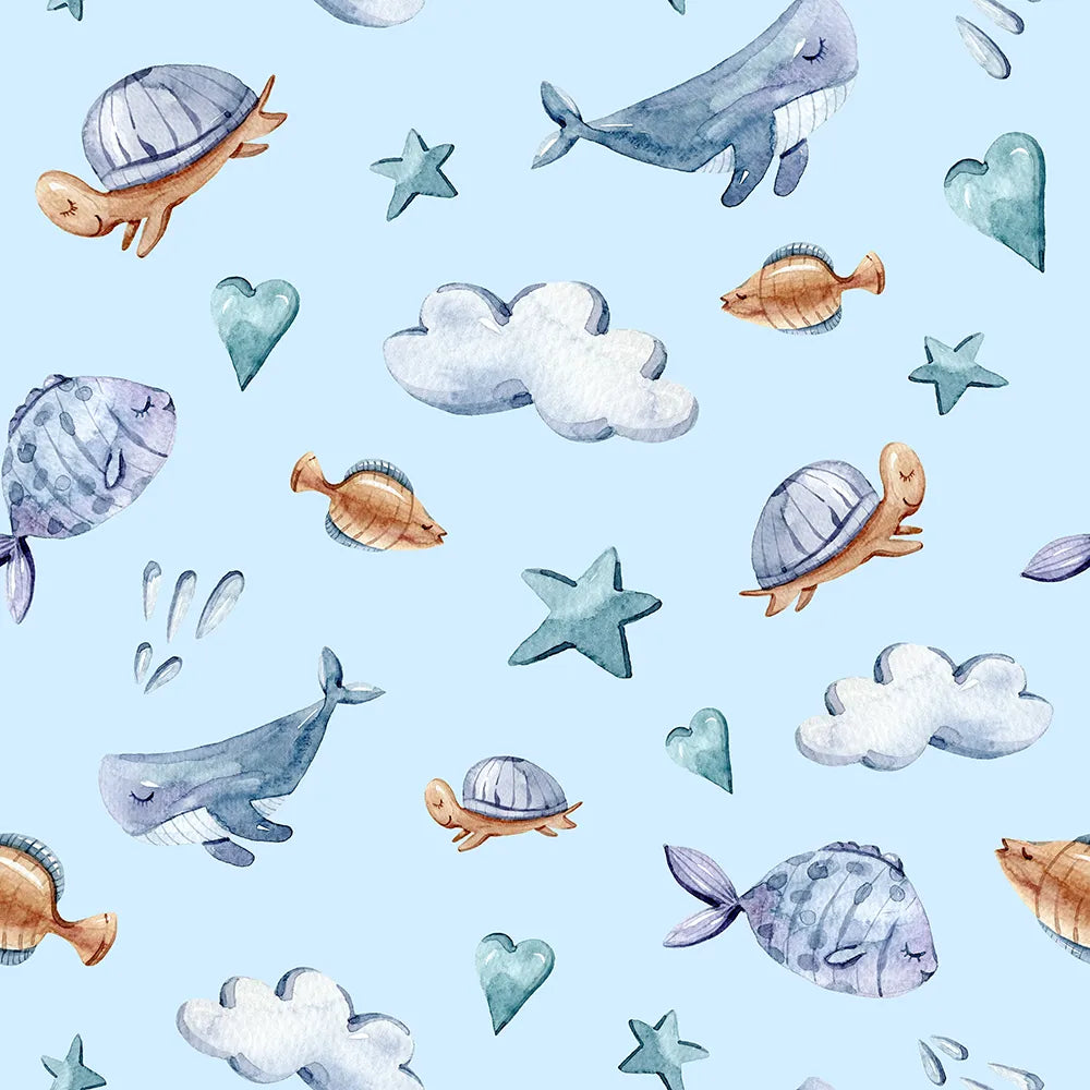 Where Ocean Dreams Drift in Powdery Blue