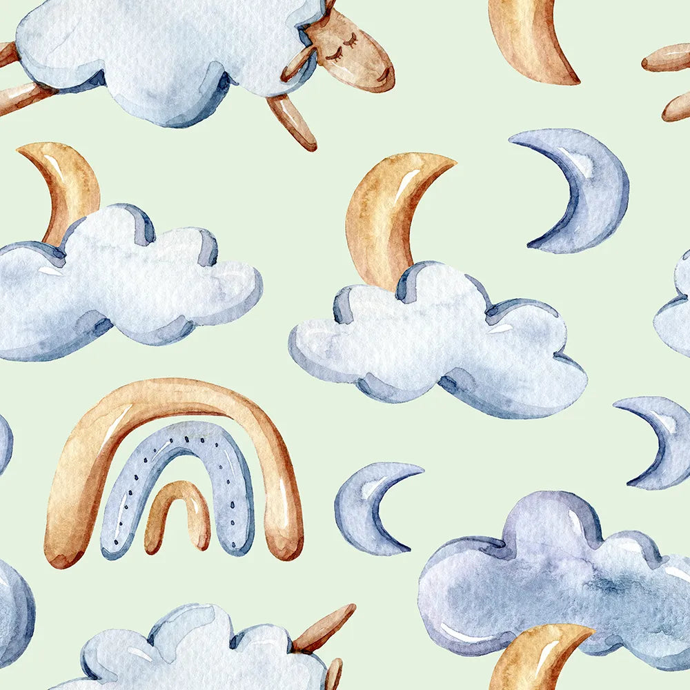 Where Fluffy Sheep Drift By