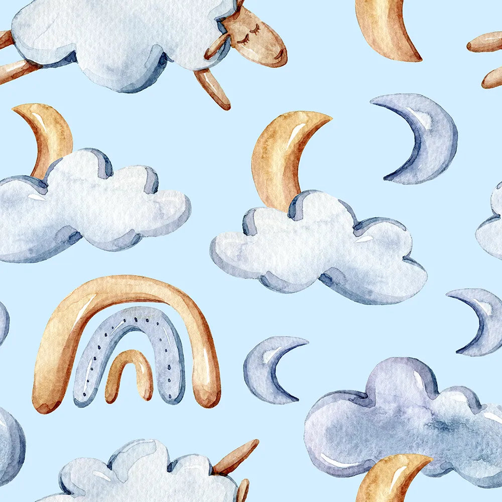 Where Fluffy Sheep Drift By