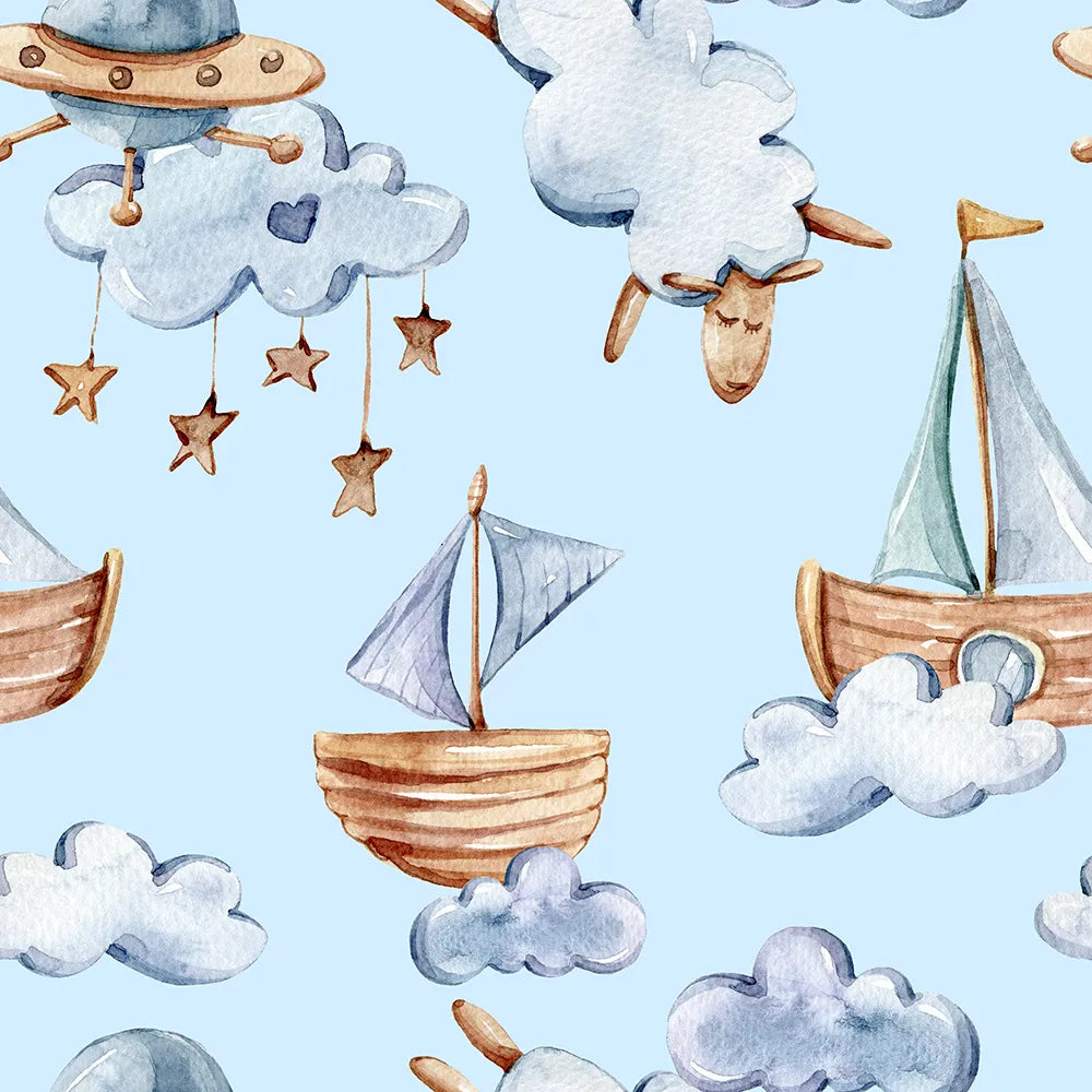 Where Blue Skies Hold Boats, Sheep, and Stars