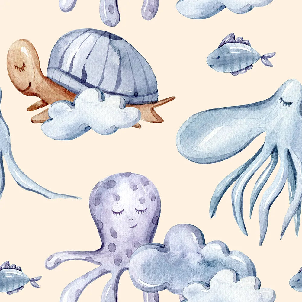Where Ocean Friends Float on Cotton Skies