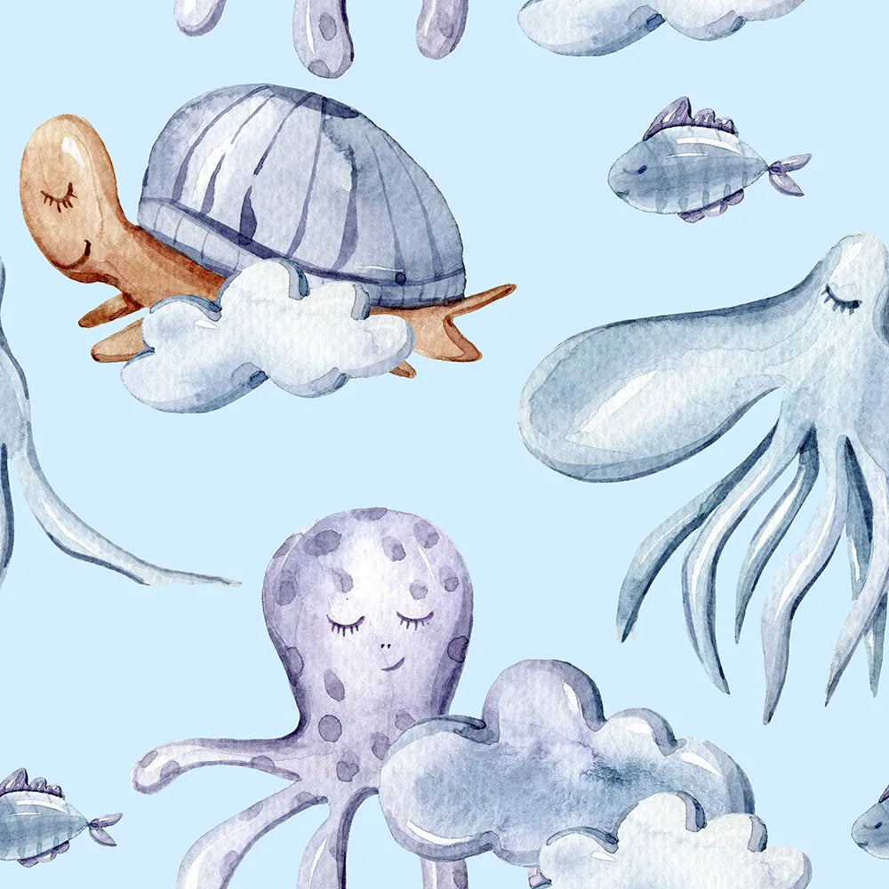 Where Ocean Friends Float on Cotton Skies