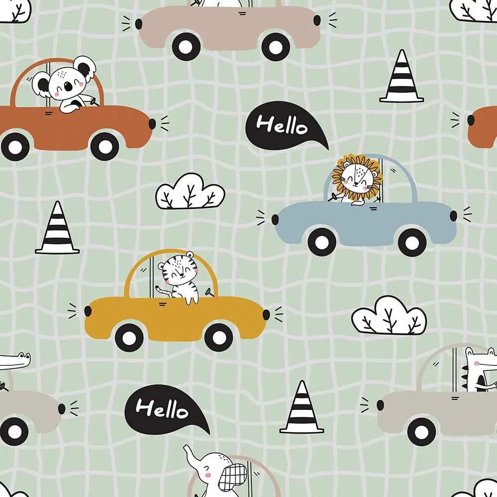Where Jungle Friends Take the Wheel