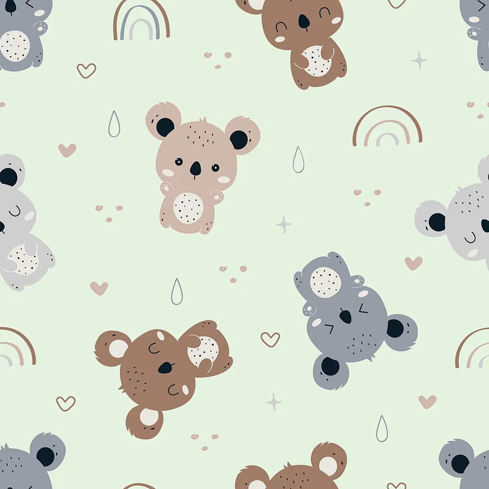 Where Sweet Bears Dance Beneath a Minty Sky