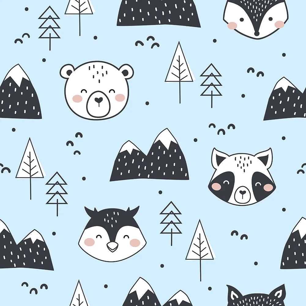 Where Forest Friends Gaze Up at the Clouds