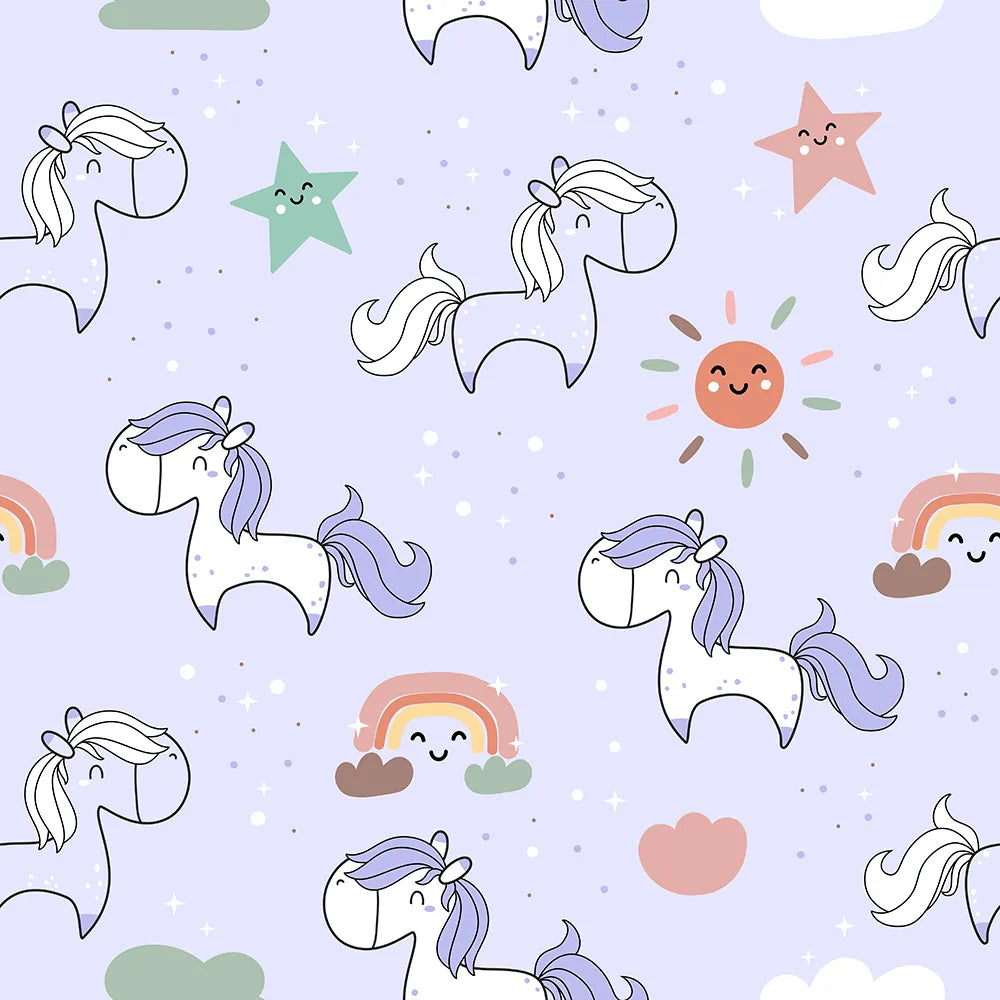 Where Dreams Gallop Through a Starry Lilac World
