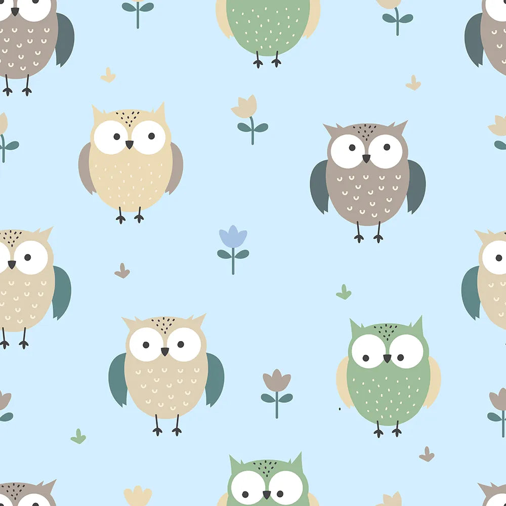 Where Owls Watch Under a Peaceful Blue Sky