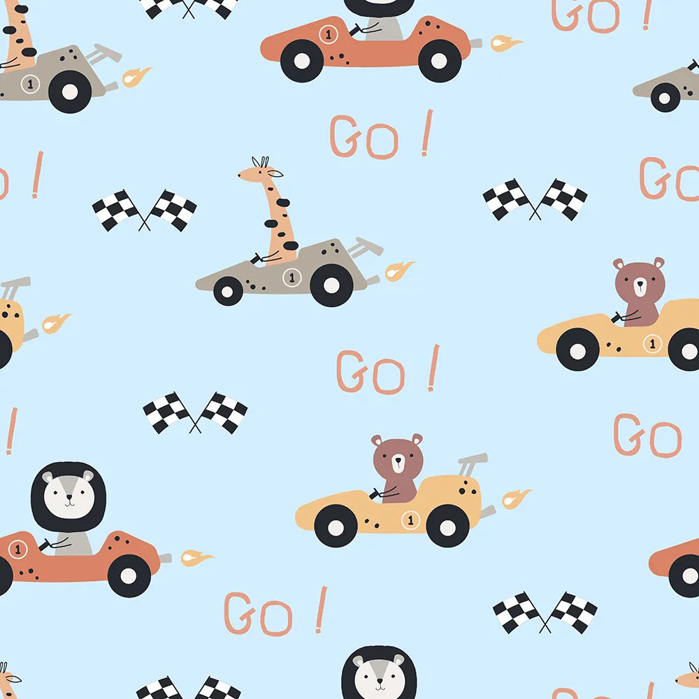 Where Friendly Racers Zoom Beneath the Sky