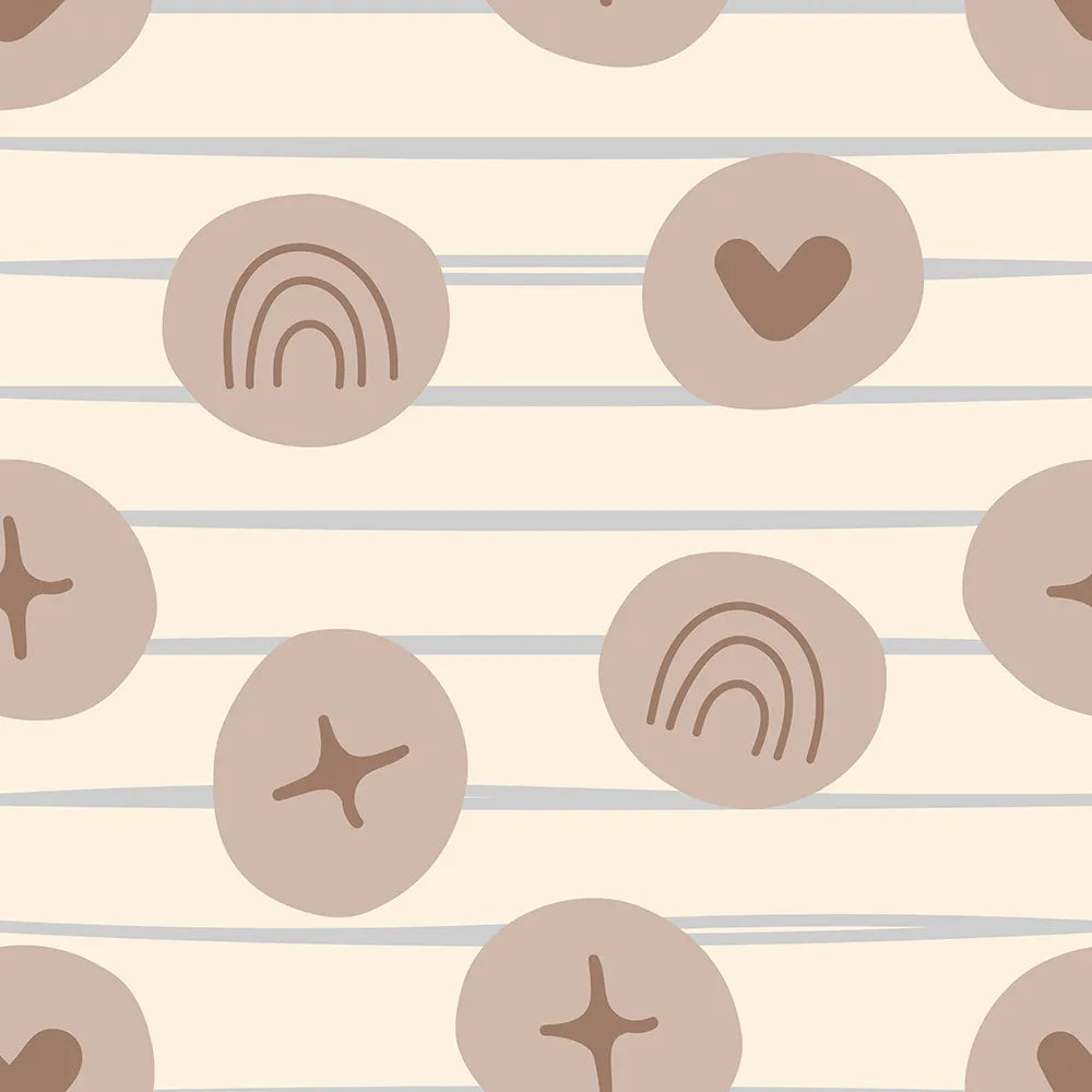 Where Earthy Hues Meet Gentle Shapes