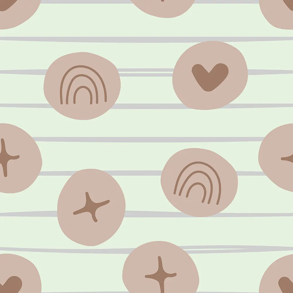 Where Cool Calm Meets Whimsical Shapes