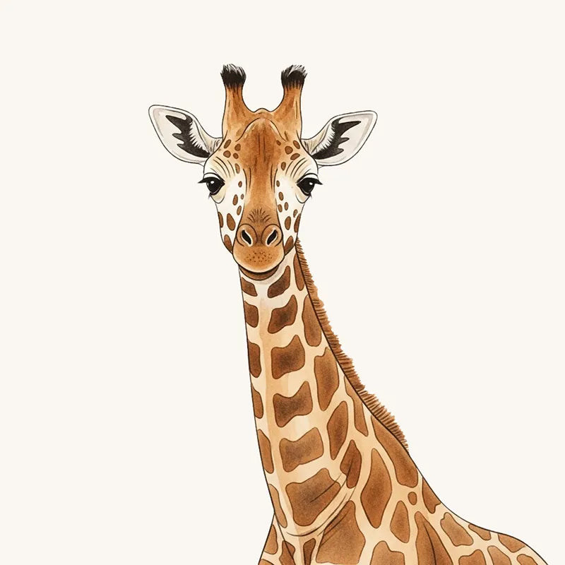 Giraffe Wallpaper and Mural