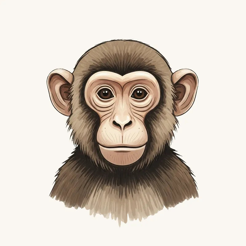 Monkey Wallpaper and Mural