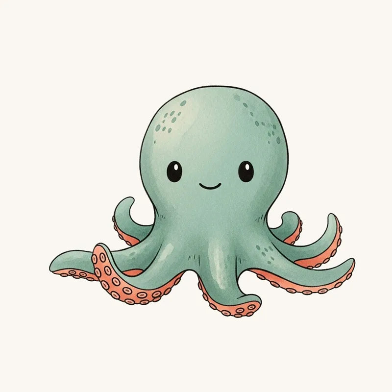 Octopus Wallpaper and Mural