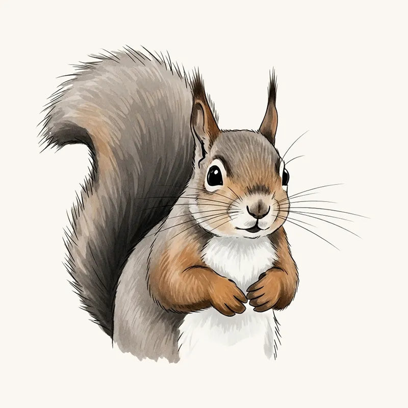 Squirrel Wallpaper and Mural