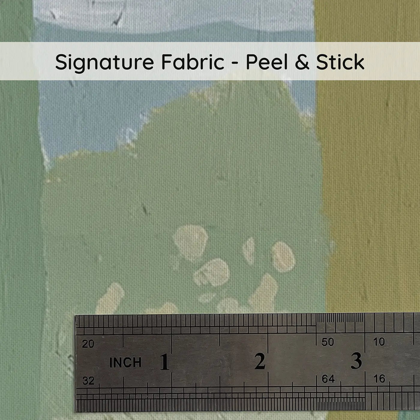 Fabric texture close-up of Woodland Pond Gathering Wainscoting Wallpaper by Whimsy Tots