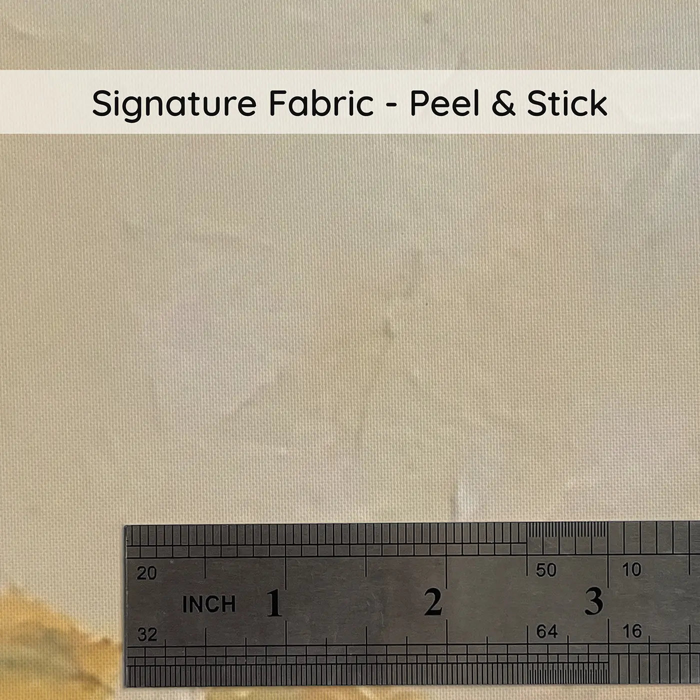 Fabric texture close-up of Squirrel Robin Autumn Soft Wainscoting Wallpaper by Whimsy Tots