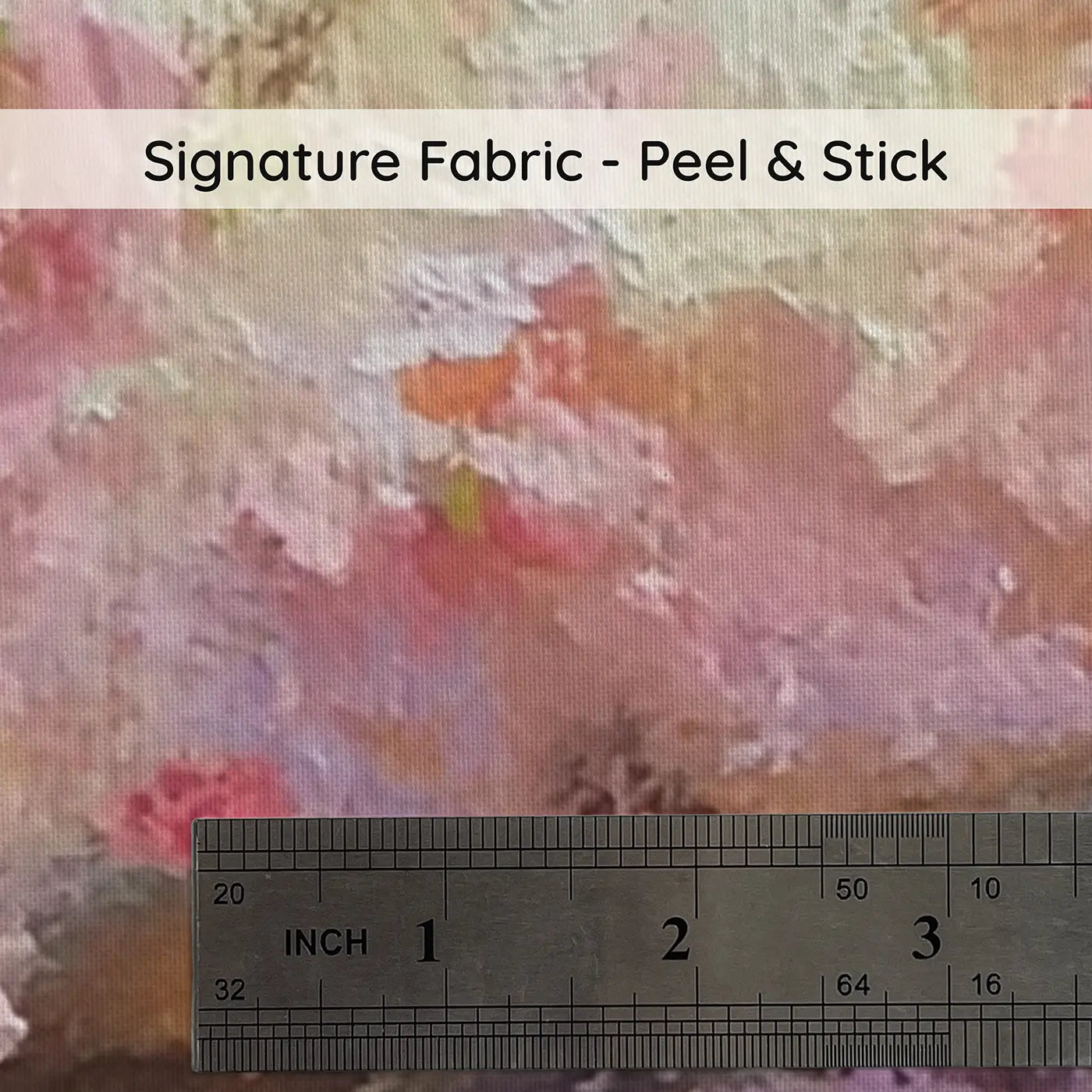 Fabric texture close-up of Cherry Blossom Chalk Drift Wainscoting Wallpaper by Whimsy Tots