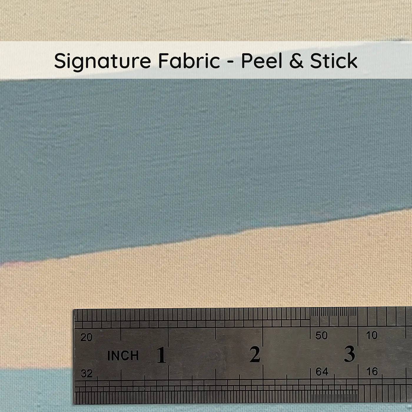 Fabric texture close-up of Geometric Lighthouse Coast Wainscoting Wallpaper by Whimsy Tots