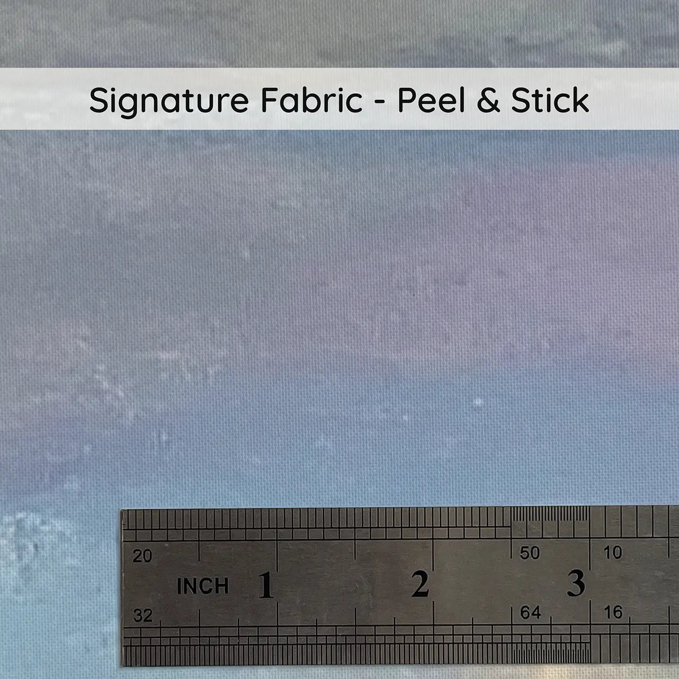 Fabric texture close-up of Pastel Lake Reflection Wainscoting Wallpaper by Whimsy Tots