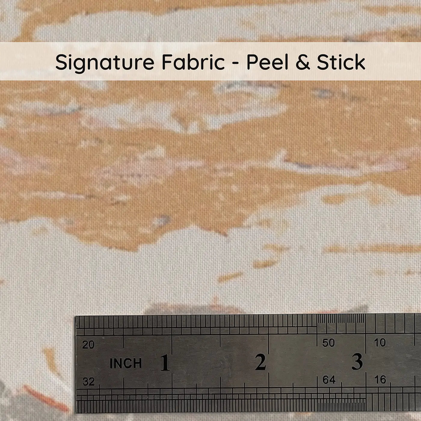 Fabric texture close-up of Carved Sunset Desert Mesa Wainscoting Wallpaper by Whimsy Tots