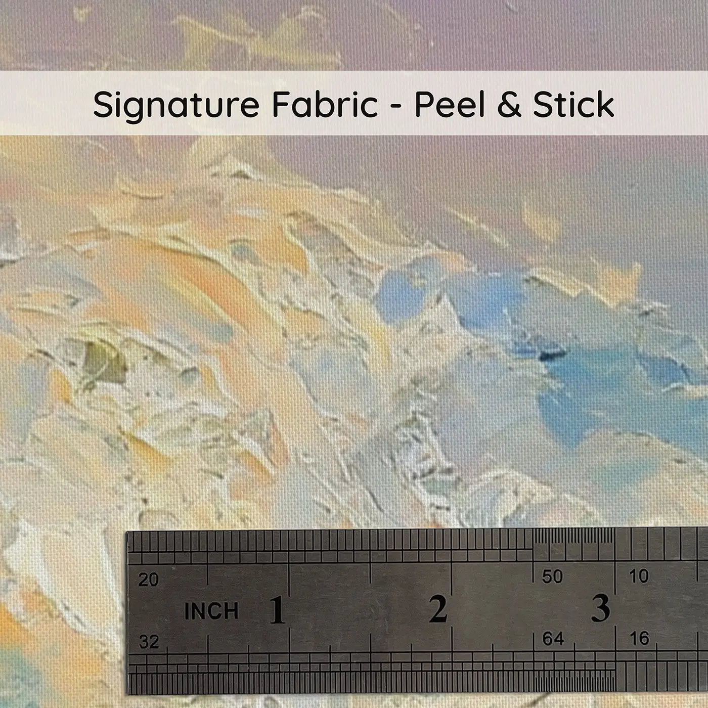 Fabric texture close-up of Ocean Sunrise Wave Crest Wainscoting Wallpaper by Whimsy Tots