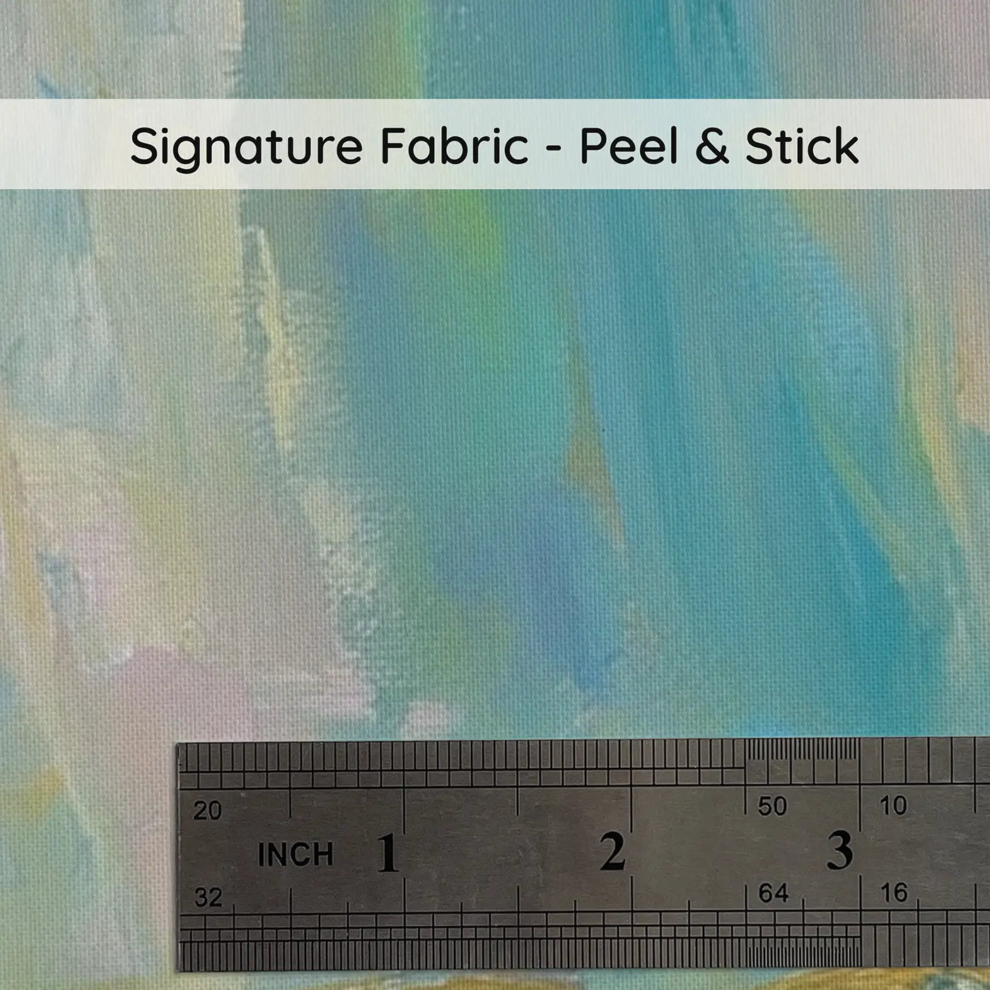 Fabric texture close-up of Underwater Garden Oil Wainscoting Wallpaper by Whimsy Tots