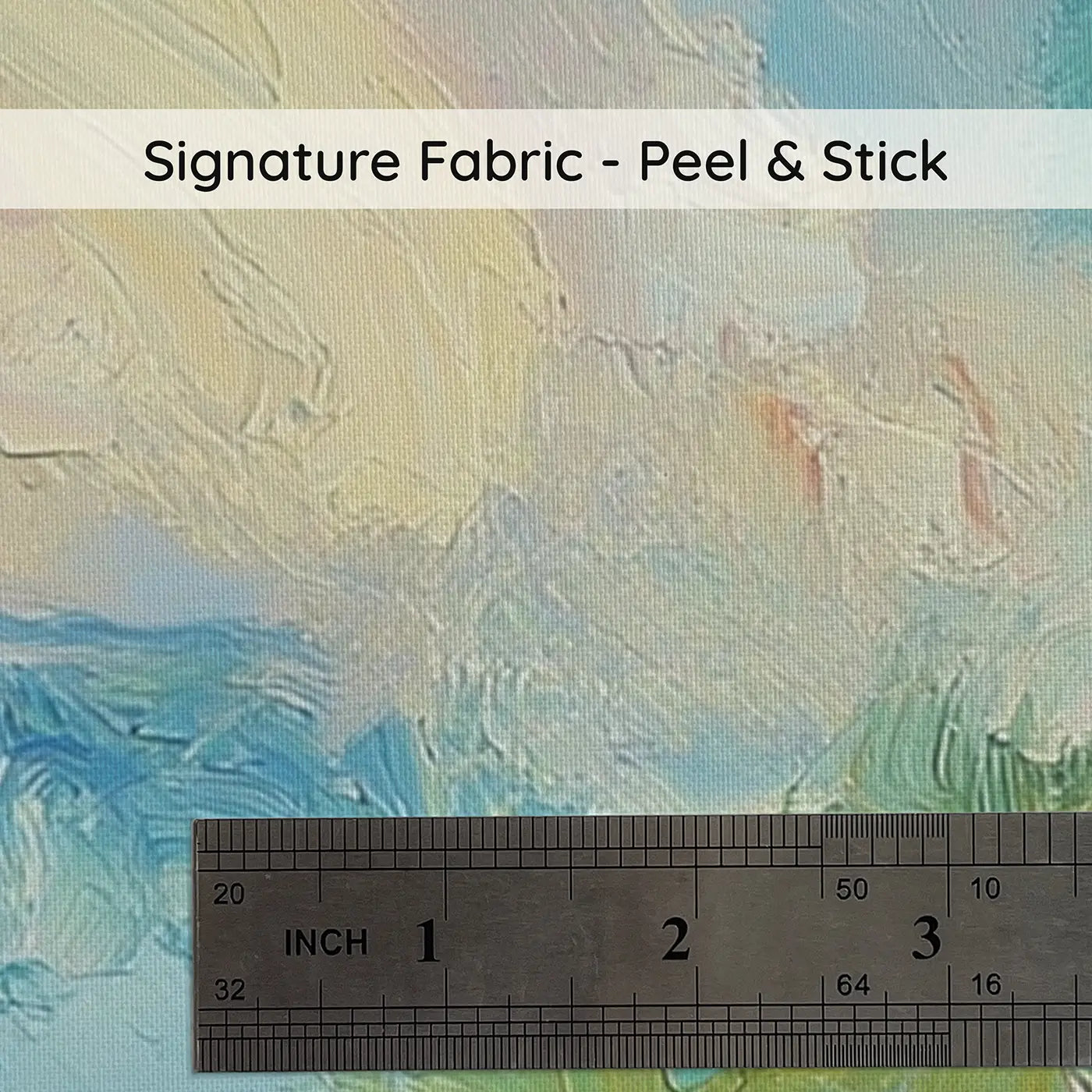 Fabric texture close-up of Moonlit Ocean Tide Pool Wainscoting Wallpaper by Whimsy Tots