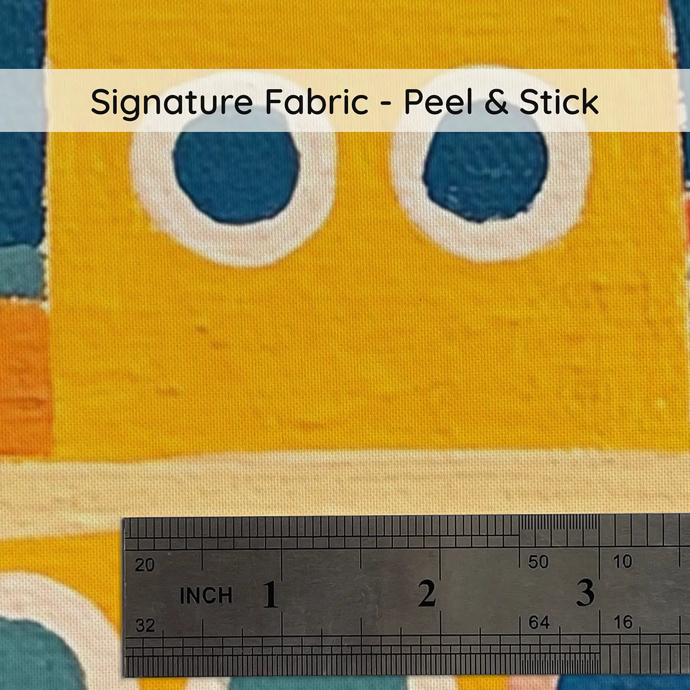 Fabric texture close-up of Graphic Submarine Deep Wainscoting Wallpaper by Whimsy Tots