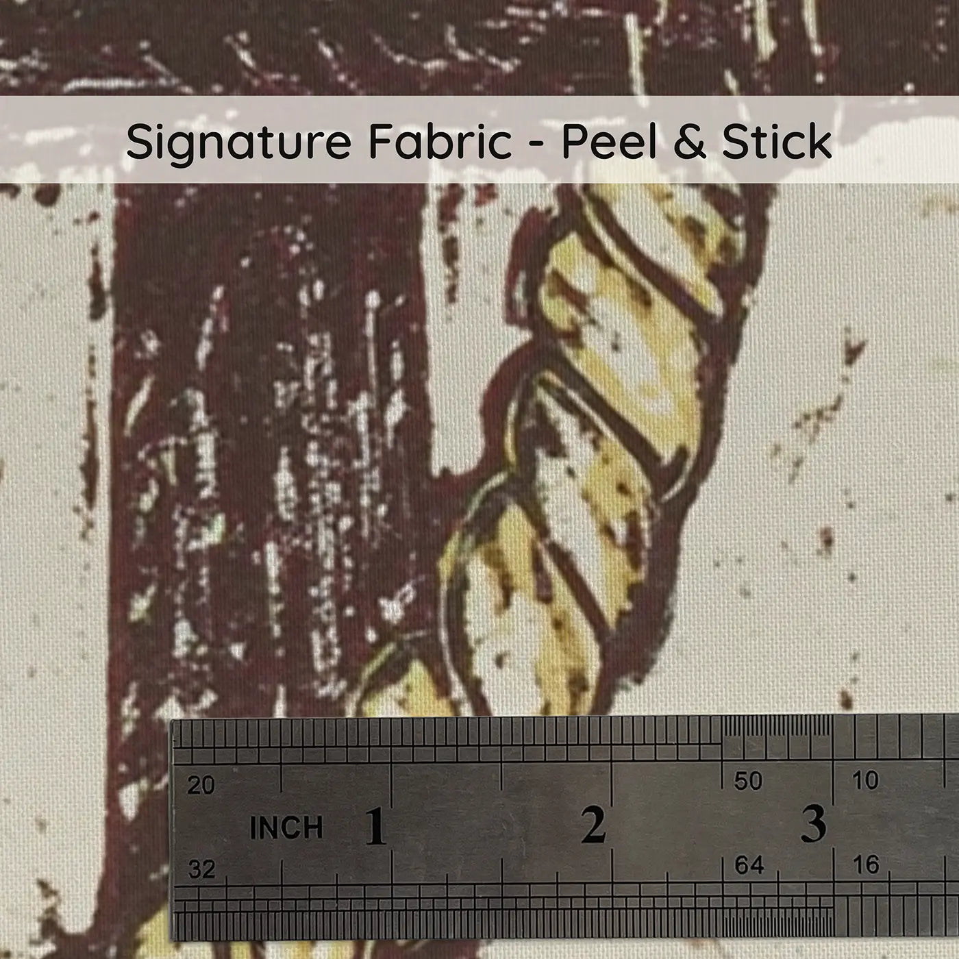 Fabric texture close-up of Linocut Anchor Rope Border Wainscoting Wallpaper by Whimsy Tots